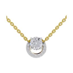 Sparkles Lab Grown Diamond 14k (585) Yellow Gold Pendant for Women-picture-4