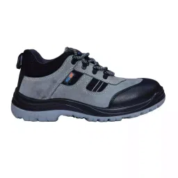 HIGHLITE Steel Toe Safety Shoes Double Density PU Sole Black & Grey UK 5, HL-856 G DD-image-47