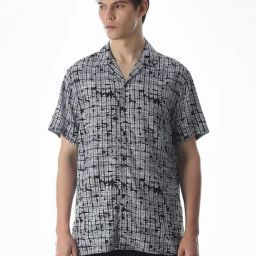 Jack & Jones Black Relaxed Fit Printed Shirt-picture-45
