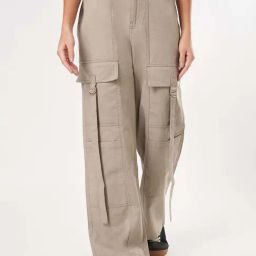 People by Pantaloons Beige Plain Pants-image-13
