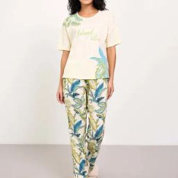 Dreamz by Pantaloons White Printed Sleepwear Set-picture-40