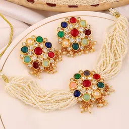 Bhagya Lakshmi Gold-Plated Alloy Jewellery Set-picture-13