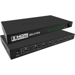LOTA High-Speed 1x8 HDMI Splitter Black 1 Input & 8 Output Ports, MST-842-LT-4