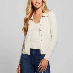 Guess Cream Fashion Printed Regular Fit Sweater-15