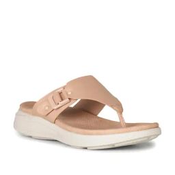 Bata Women's CRICE Peach Puff Thong Sandals-image-9
