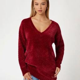 Guess Red Fashion Regular Fit Sweater-16