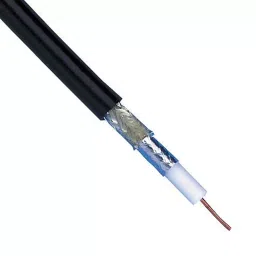 BELDEN COAX CABLE, RG6/U, 18AWG, BLACK, PER M, 1694A-25