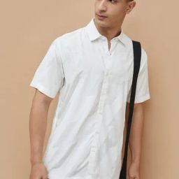 Bossini White Regular Fit Printed Shirt-image-32