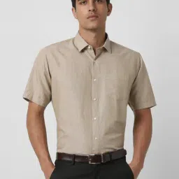 Van Heusen Beige Regular Fit Shirt-picture-37