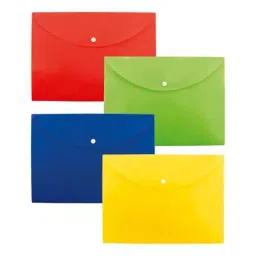 POLEN Fullscape Folder File 18 Microns Poly Plastic HD Printed Snap Button Assorted (Pack of 24) image 2