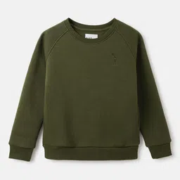Blue Giraffe Boys Cotton Pullover Sweatshirt-image-43