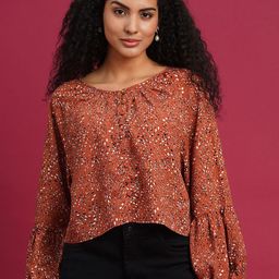 ANJIR Printed Regular Top-image-65