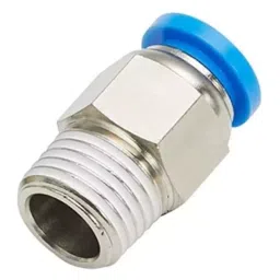 BLUEX 12.7 mm (1/2 Inch) Nickel Plated Brass PU Connector Male 10 mm-picture-10
