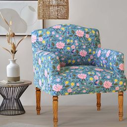 Chumbak Blue Nawaab Arm Chair-image-35