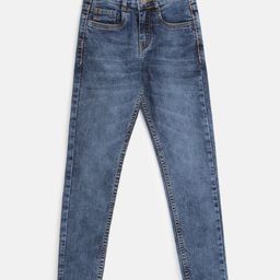 Tales & Stories Washed Button Down Jeans - Blue-image-36