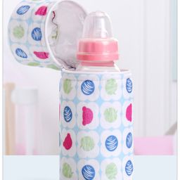 Babyhug Feeding Bottle Cover with Zip Circles Print Multicolour - Fits Upto 330 ml-image-13