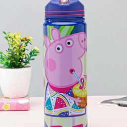Peppa Pig Stainless Steel Insulated Hot and Cold Sipper Bottle Blue and Pink - 500 ml-56