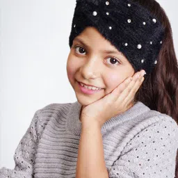Bharatasya Girls Knitted Headband-image-34