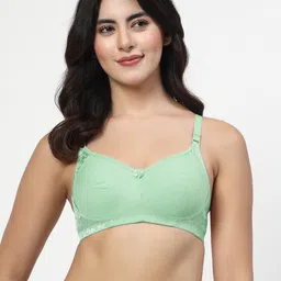 LILY Solid Full Coverage Non Padded Non-Wired Bralette Bra image 5