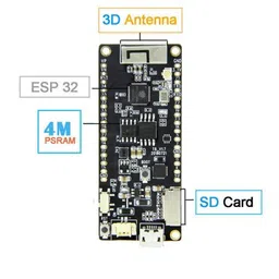 TTGO T8 V1.7 ESP32-WROVER 8MB PSRAM TF CARD 3D ANTENNA WiFi &amp Bluetooth Module Micro-Python image 4