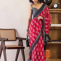 Mitera Ethnic Motifs Ready to Wear Bagh Saree-picture-55