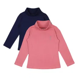 PLUM TREE Girls 2 High Neck Applique T-shirt-picture-36