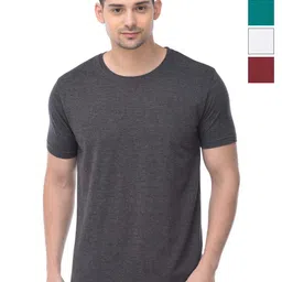 COLOR CAPITAL Unisex Pack Of 4 Cotton T-Shirts-image-90