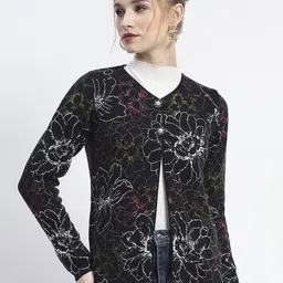 Madame Women Floral Cardigan-image-98