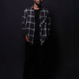 JONESBURG Men Comfort Windowpane Checks Checked Casual Shirt-image-12