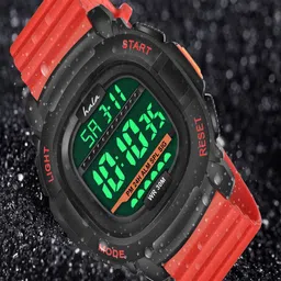 Hala Men Solid Rectangular Tang Regular Digital Watch-1050-29