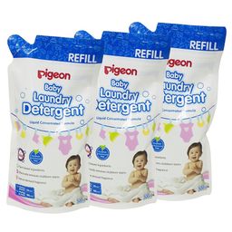 Pigeon Liquid Laundry Detergent Refill Pack Combo Set Of 3 - 500 ml each-image-20
