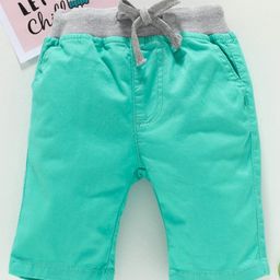 Memory Life Solid Colour Shorts - Sea Green-image-71