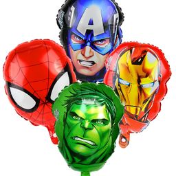 Funcart Superhero Foil Balloons Multicolor - Pack of 4-image-85