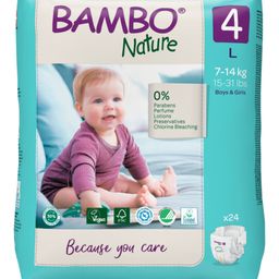 Bambo Nature Large Size Tape Diapers with Wetness Indicator - 24 Pieces-picture-17