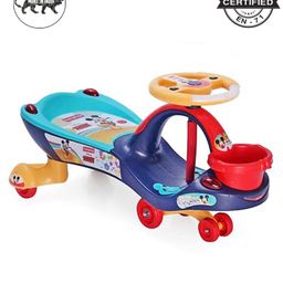 Babyhug Mickey Gyro Swing Car - Red Blue-13