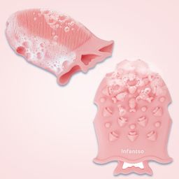 Infantso Silicone Bathing Brush - Pink-image-101
