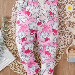 Kookie Kids Full Length Leggings Unicorn Print - Pink-image-70