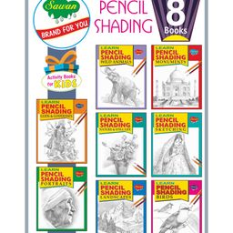 Sawan Pencil Shading Books Pack of 8 - English-15