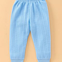 Babyhug Full Length Thermal Bottom - Blue-image-4