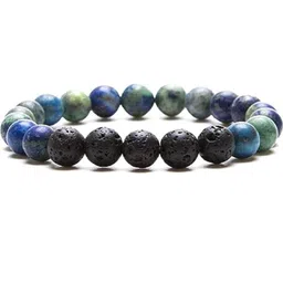 Divine souvenirs Unisex Artificial Beaded Elasticated Bracelet-47
