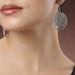 Anouk Circular Drop Earrings image 2