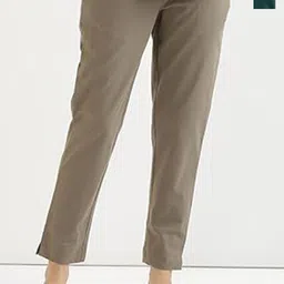 DIGITAL SHOPEE Women Pack Of 2 Slim Fit Cotton Trousers-image-56