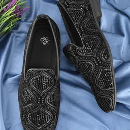 House of Pataudi Men Casual Slip On Loafers-picture-32