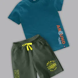 BAESD Boys Printed T-shirt with Shorts-image-97