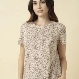 Van Heusen Women Cotton Printed Lounge T-Shirt-picture-0