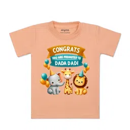 Arvesa Kids Typography Printed Cotton T-shirt-picture-49