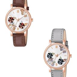Miss Perfect Women Printed Dial & Leather Straps Analogue Watch Cvv427-picture-40