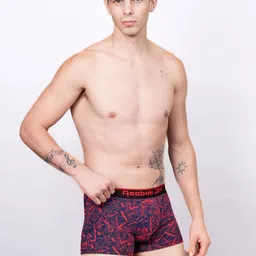 Reebok Printed Mid Rise Trunk-LJATRK01-VRED-picture-33