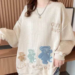 StyleCast x Revolte Self Design Regular Pullover Sweatshirt-picture-28