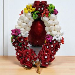 GADINFASHION Women Hair Accessory Set of Rose Mogra Juda Bun-image-26